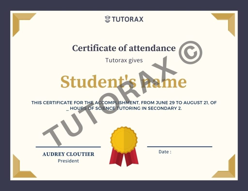science tutoring certificate