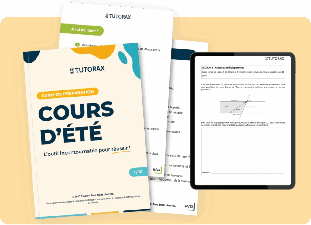 Guide de préparation aux cours d’été avec simulations, quiz et test diagnostique inclus