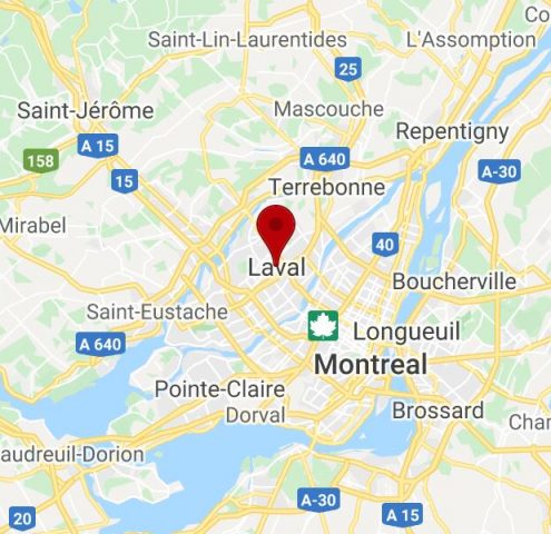 map laval